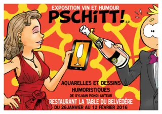 Syl Associe Vin Et Humour Pour Son Exposition A Toulouse