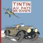 La couverture de Tintin au pays des Soviets version en couleur