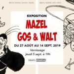 Gos, Walt avec Le Scrameustache et Mazel exposent chez Maghen à la rentrée dès le 27 août 2019