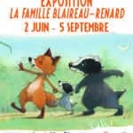 La famille Blaireau-Renard s'expose à Blois jusqu'en septembre 2020