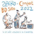 BD Plage à Sète, soirée musique avec bulles samedi 27 août à La Canopée