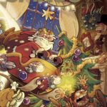 Spirou Spécial Noël 2022, un elfe et des cadeaux