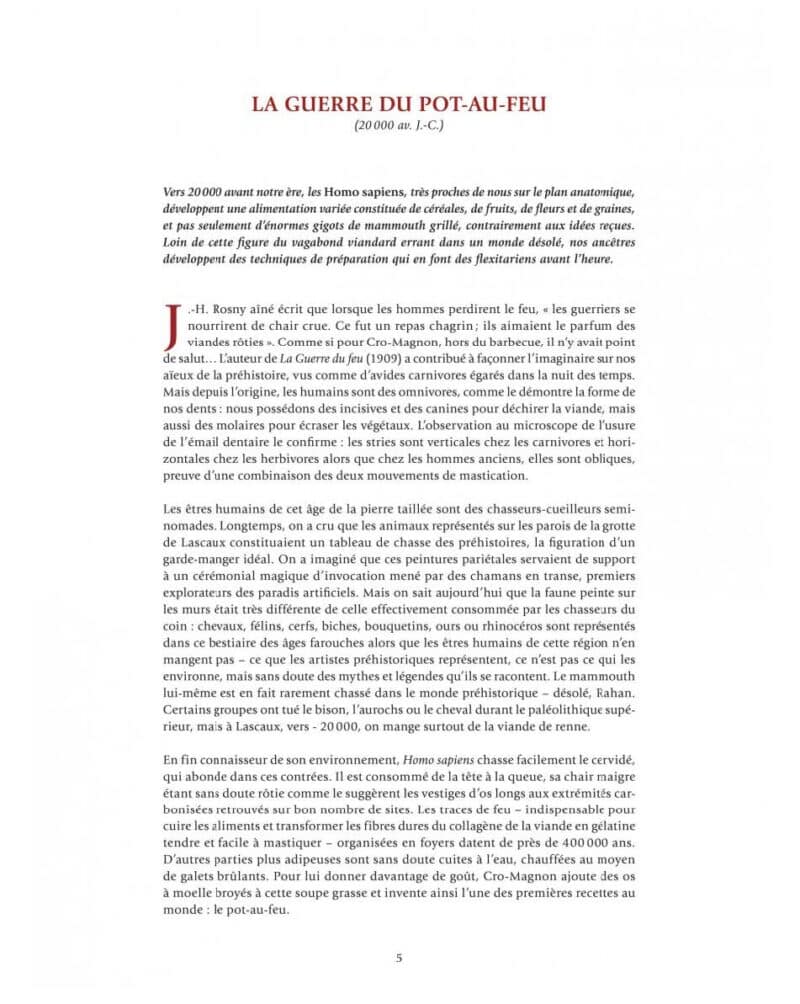 La Faim de l'histoire